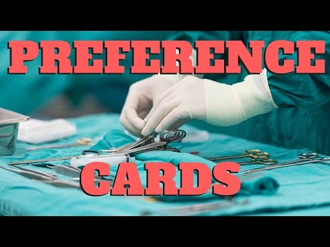 Free surgeon preference card template